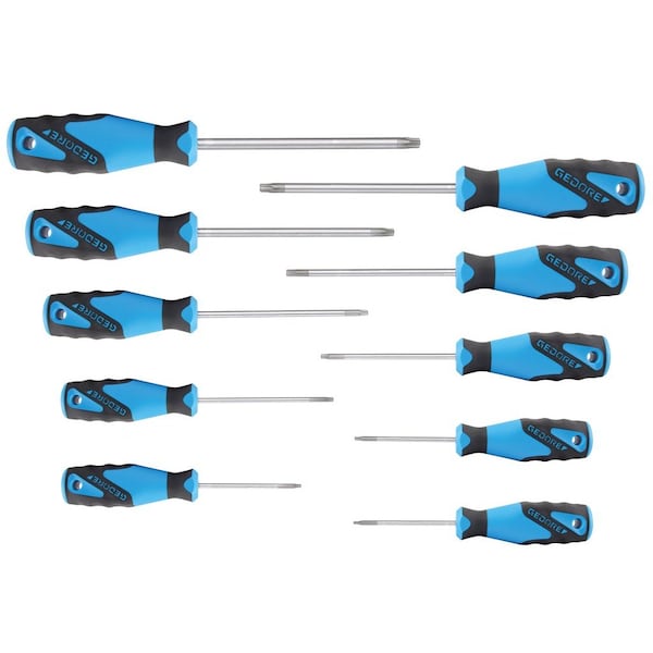 Screwdriver Set, 3C, 10 pcs., Torx T7-T40